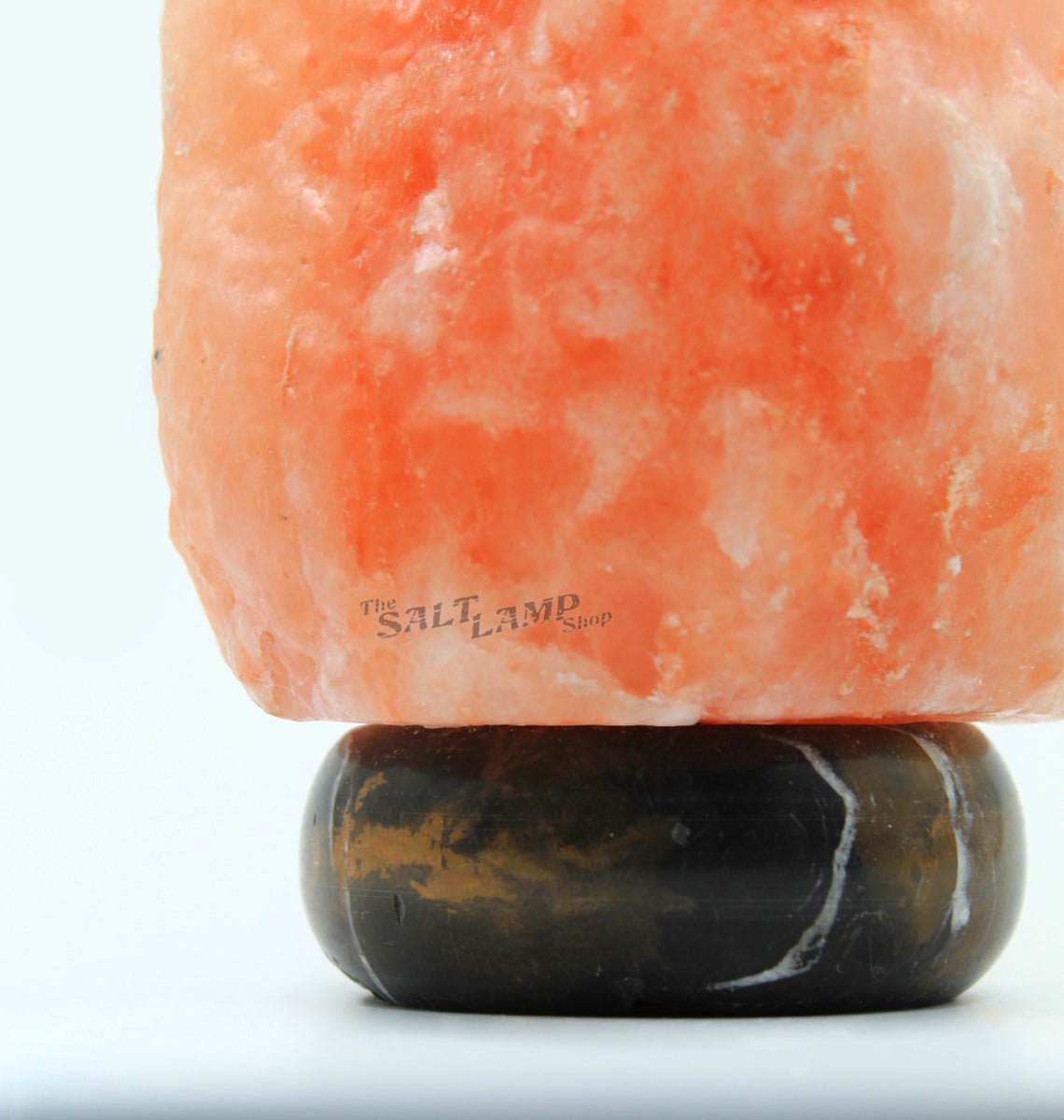 23kg Himalayan Salt Lamp (Black and Gold Marble Base) The Salt Lamp Shop