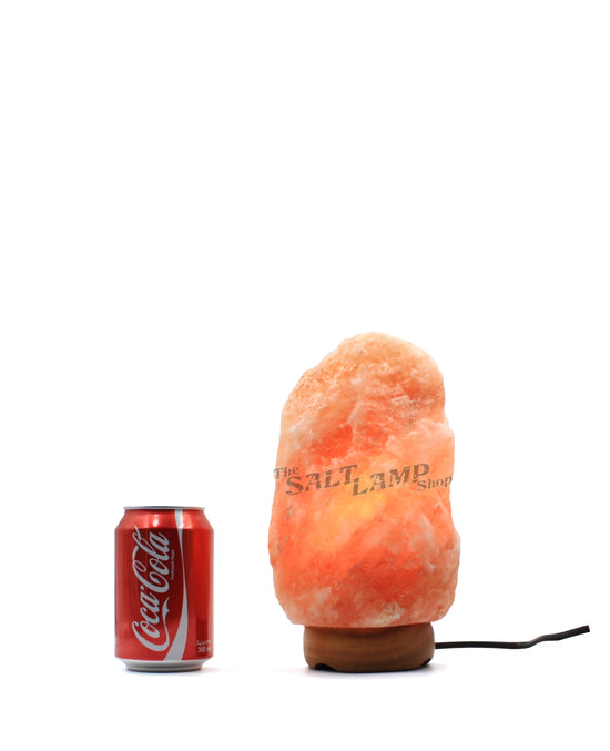 Load image into Gallery viewer, 2-3kg Himalayan Salt Lamp (Timber Base)
