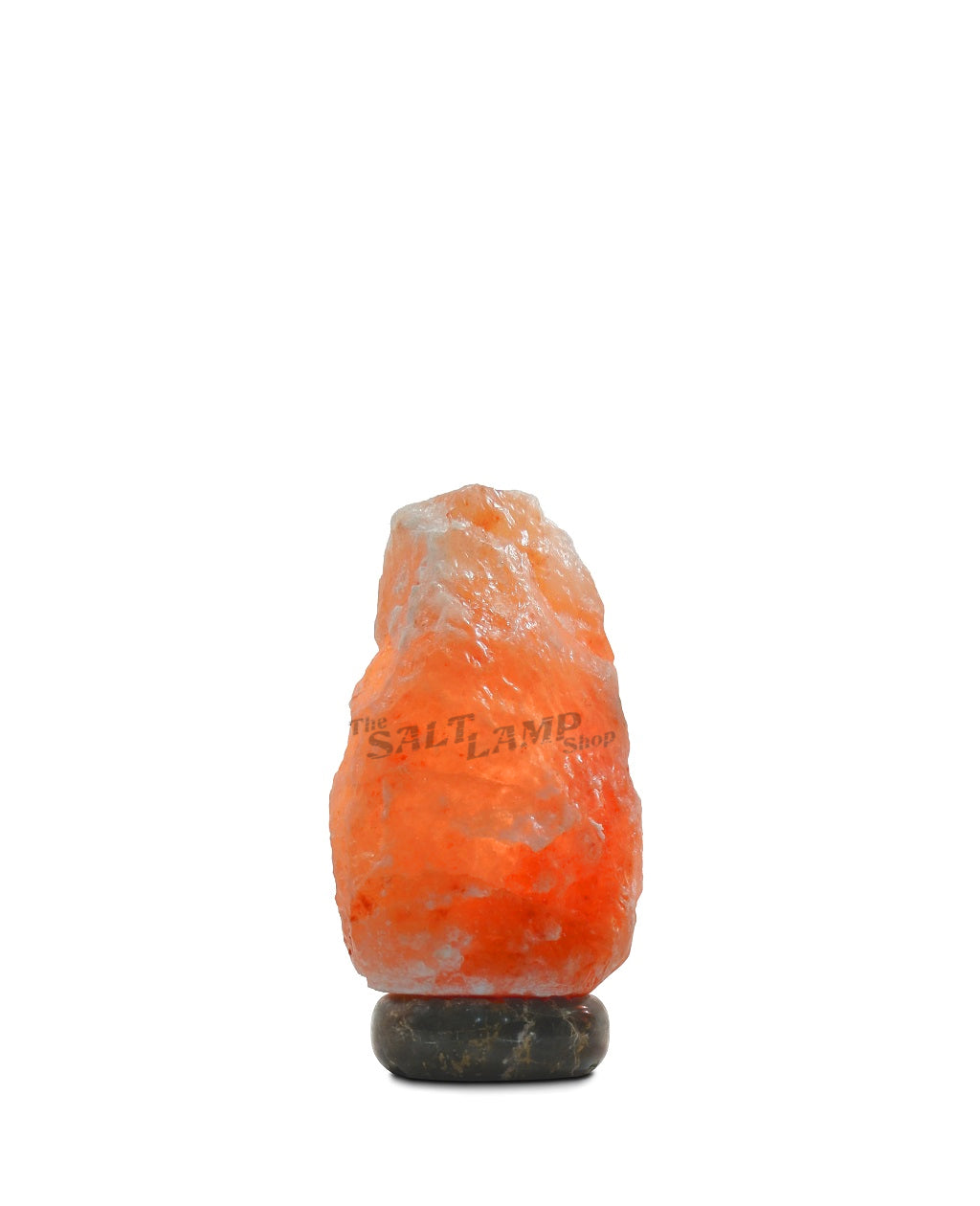 3-5kg Himalayan Salt Lamp (Black and Gold Marble Base)