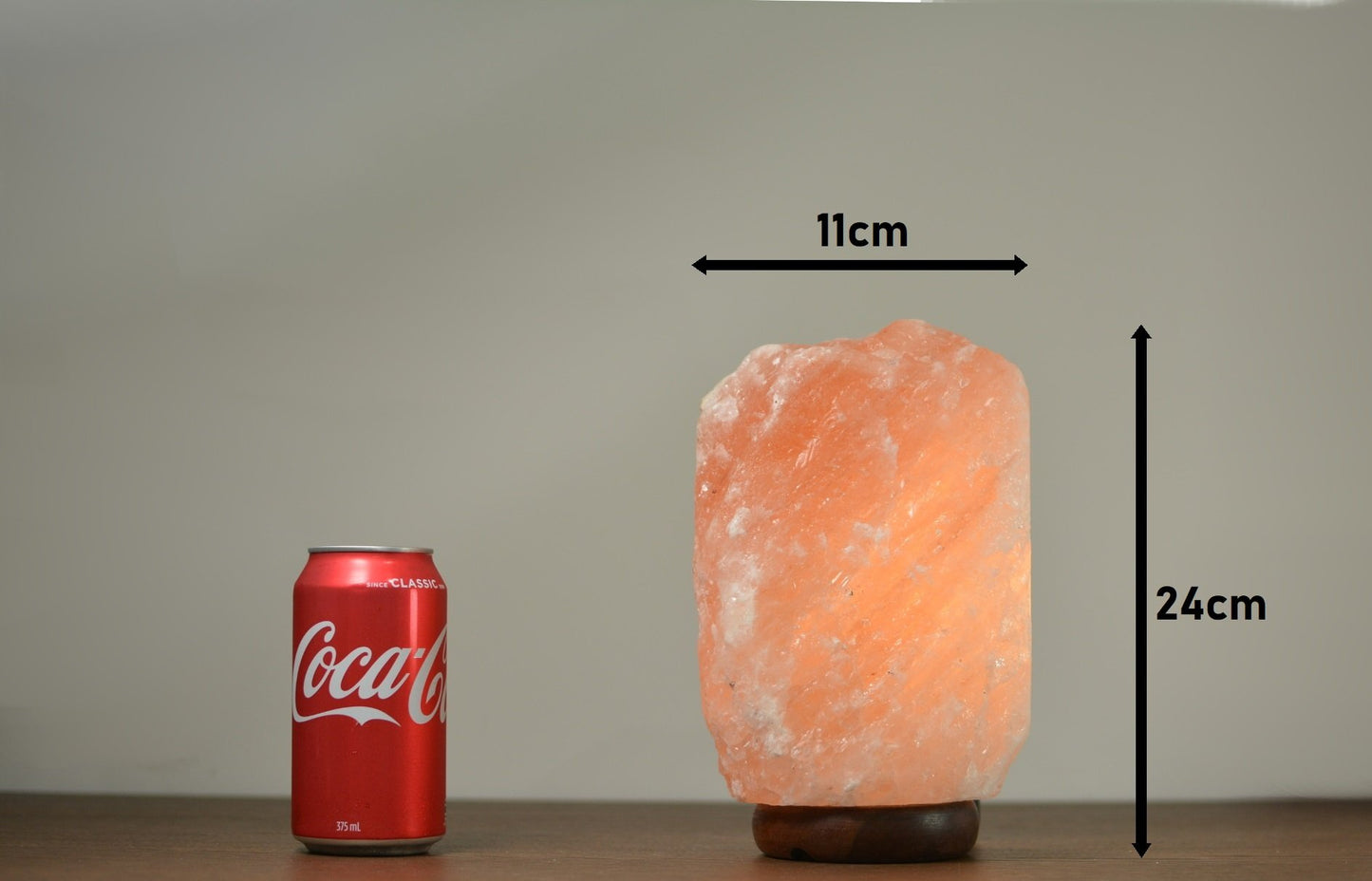 3-5Kg Himalayan Salt Lamp (Timber Base) Natural Shaped