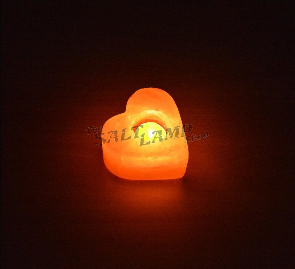 Heart Shape Himalayan Salt Candle Free Shipping The Salt Lamp Shop